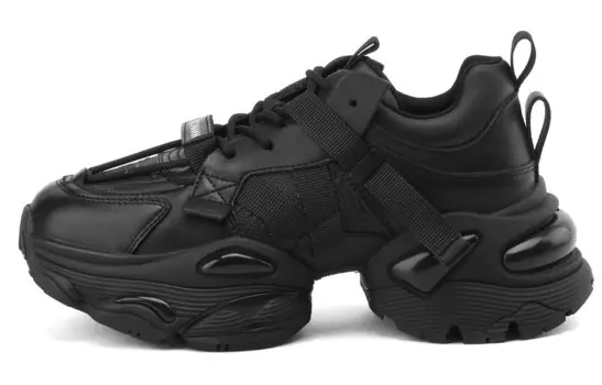 Кроссовки женские толстые низкие Occaman, черный