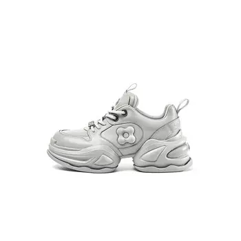 Кроссовки женские толстые низкие Ooppss C, белый