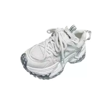 Кроссовки женские толстые низкие Park Dance, белый/синий