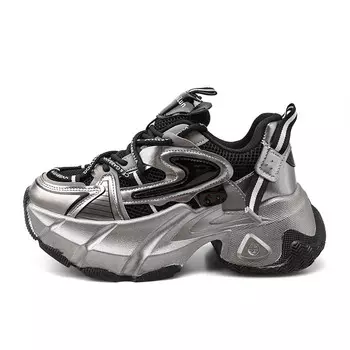 Кроссовки женские толстые низкие Park Dance, белый