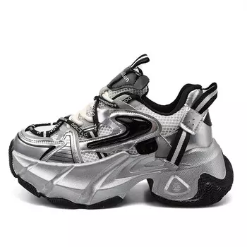 Кроссовки женские толстые низкие Park Dance, черный