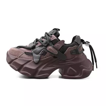 Кроссовки женские толстые низкие Park Dance, серый