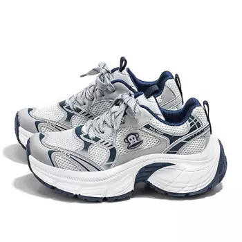 Кроссовки женские толстые низкие Paul Frank, темно-синий