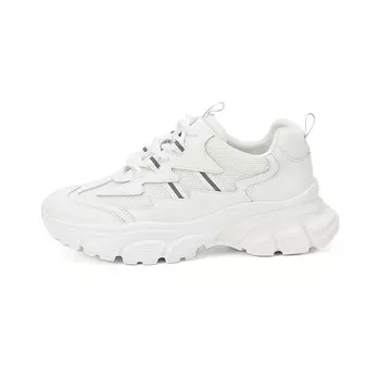 Кроссовки женские толстые низкие Pierce Gentry, белый