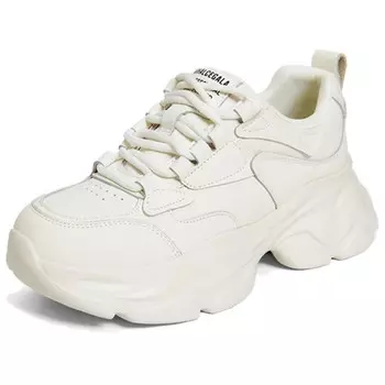 Кроссовки женские толстые низкие Pt'Son, кремовый