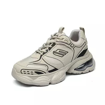 Кроссовки женские толстые низкие Qiaonai, черный