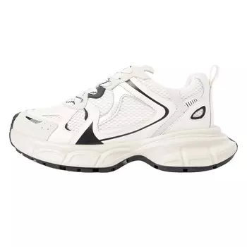 Кроссовки женские толстые низкие Reemoor, бежевый/розовый