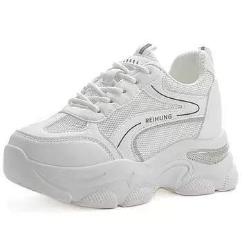 Кроссовки женские толстые низкие Reihung, белый