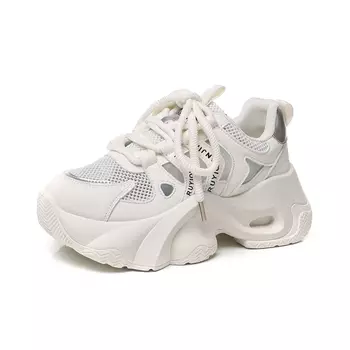 Кроссовки женские толстые низкие Reihung, бежевый