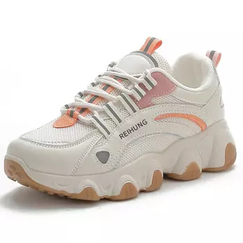 Кроссовки женские толстые низкие Reihung, черный