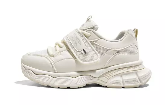 Кроссовки женские толстые низкие Renben, бежевый