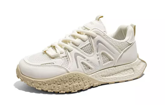 Кроссовки женские толстые низкие Renben, серебряный