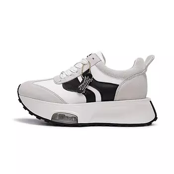 Кроссовки женские толстые низкие Rhythm Of Joy, белый