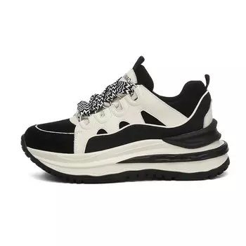 Кроссовки женские толстые низкие Rich Birds, черный