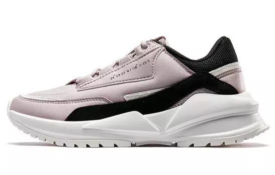 Кроссовки женские толстые низкие розовые/красные Xtep