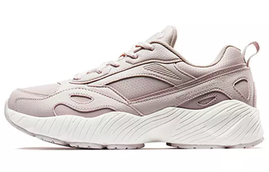 Кроссовки женские толстые низкие розовые/красные Xtep