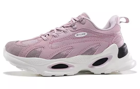 Кроссовки женские толстые низкие розовые Peak