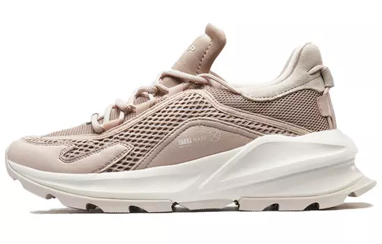 Кроссовки женские толстые низкие розовые Xtep