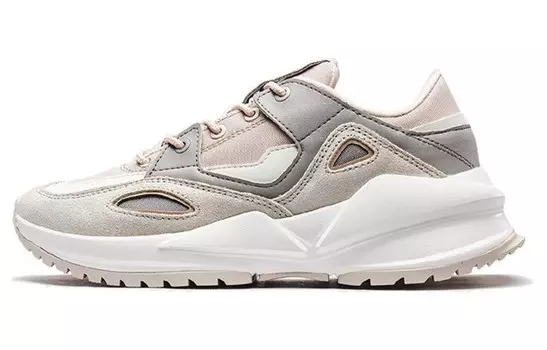 Кроссовки женские толстые низкие розовые Xtep