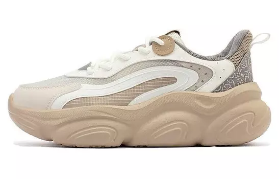 Кроссовки женские толстые низкие розовый 361°