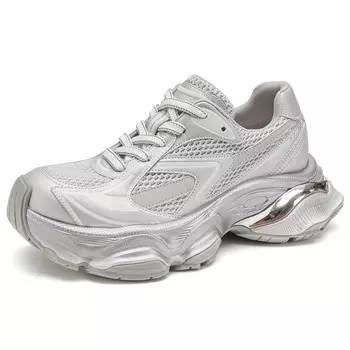 Кроссовки женские толстые низкие Safiya, серый