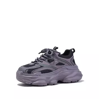 Кроссовки женские толстые низкие Selaiya, цвет Gray White