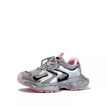 Кроссовки женские толстые низкие Selaiya, розовый