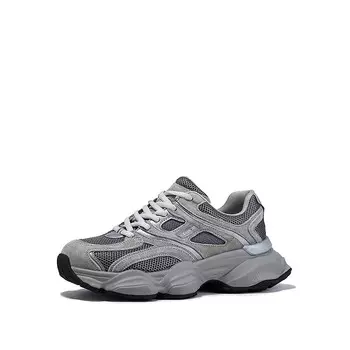 Кроссовки женские толстые низкие Selaiya, серый