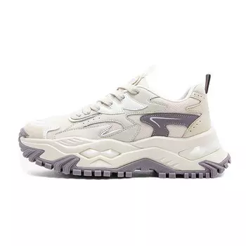 Кроссовки женские толстые низкие Semir, белый/фиолетовый