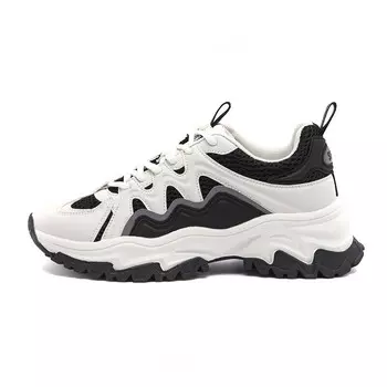 Кроссовки женские толстые низкие Semir, черный/белый