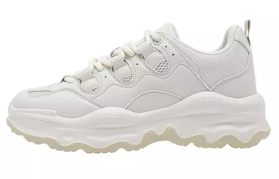 Кроссовки женские толстые низкие Semir, цвет Raw White