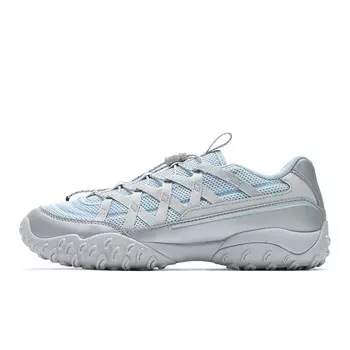 Кроссовки женские толстые низкие серебряный Fila, цвет Silverware Gray