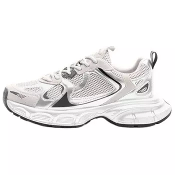 Кроссовки женские толстые низкие серебряный Zoteno, серебряный