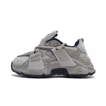 Кроссовки женские толстые низкие серый Paul Frank