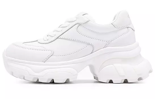 Кроссовки женские толстые низкие Shachi, белый