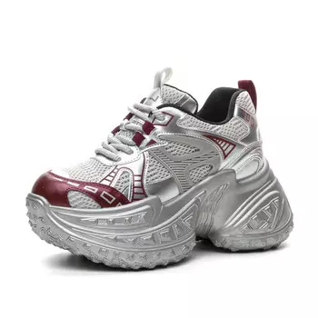 Кроссовки женские толстые низкие Shoe Cabinet Floral Language, черный