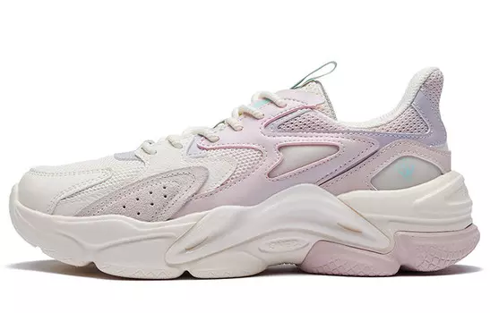 Кроссовки женские толстые низкие Sigo/свежий розовый 361°