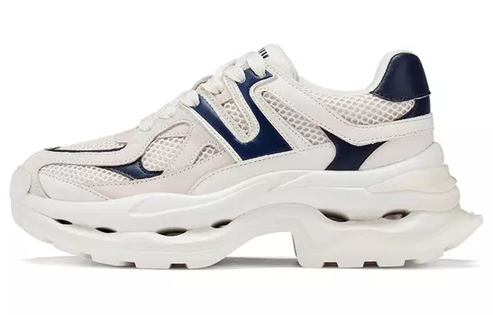 Кроссовки женские толстые низкие синий 73Hours