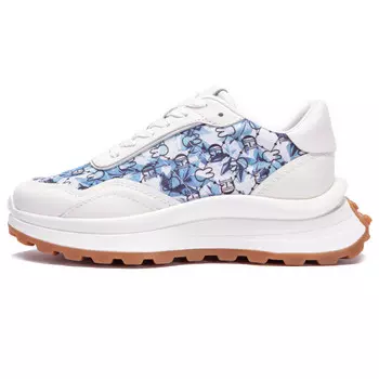 Кроссовки женские толстые низкие синий Chch