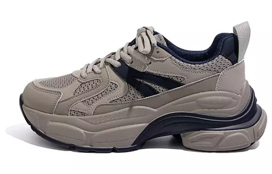 Кроссовки женские толстые низкие синий Daphne