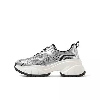 Кроссовки женские толстые низкие Skap, черный