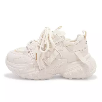 Кроссовки женские толстые низкие Snxr, черный