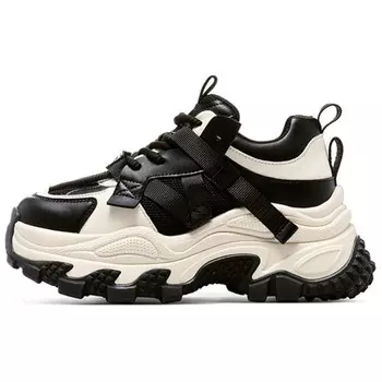 Кроссовки женские толстые низкие St&Sat, черный