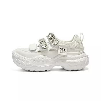 Кроссовки женские толстые низкие St&Sat, фиолетовый