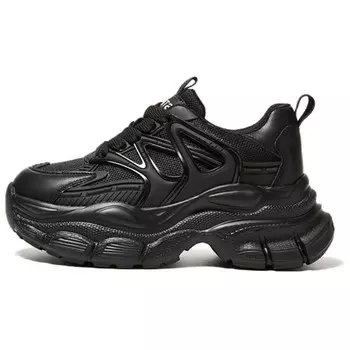 Кроссовки женские толстые низкие St&Sat, хаки