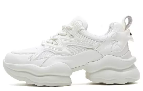 Кроссовки женские толстые низкие Staccato, цвет Apricot