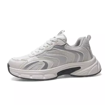 Кроссовки женские толстые низкие Stur Ysn, цвет White Gray