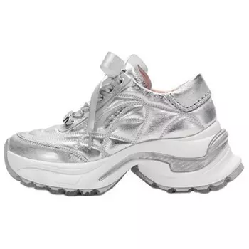 Кроссовки женские толстые низкие Sugarsu, цвет Vintage Brown