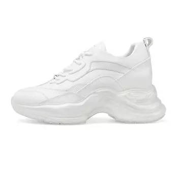 Кроссовки женские толстые низкие Sze, белый