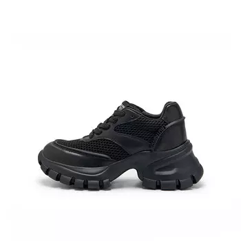 Кроссовки женские толстые низкие Talitaqoom, черный